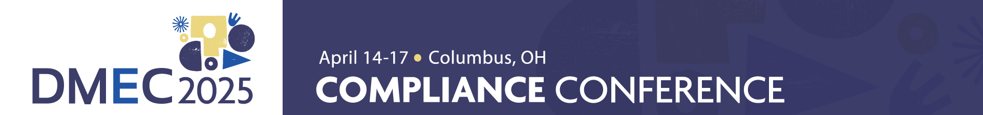 2025 DMEC Compliance Conference Event Banner