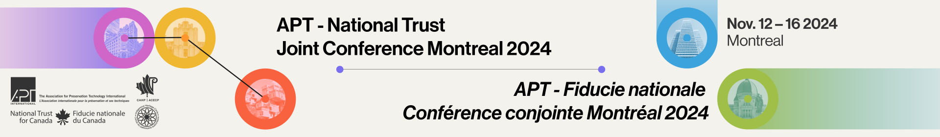 APT-National Trust Montreal 2024 Joint conference Event Banner