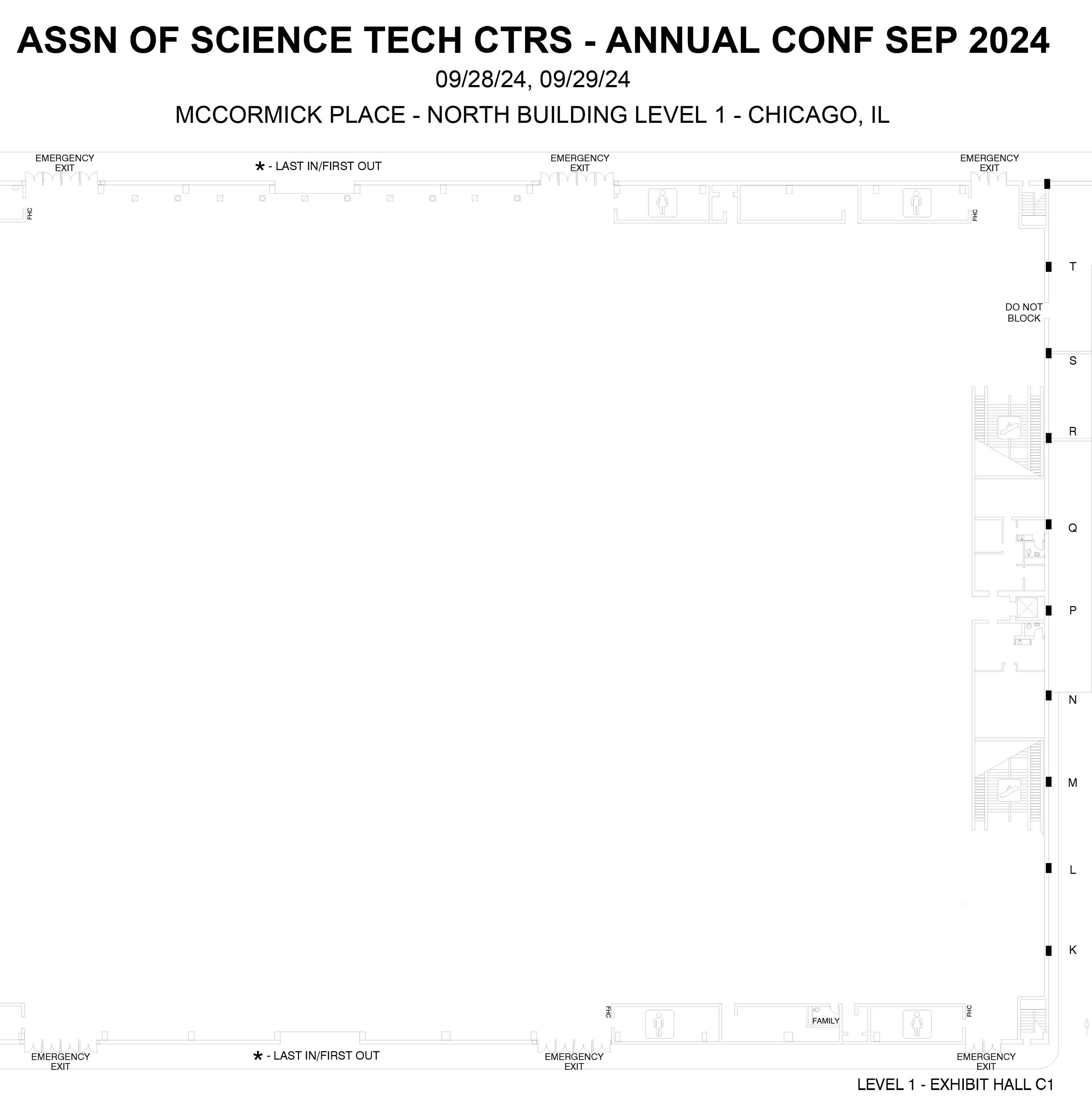 ASTC ANNUAL CONFERENCE 2024 Exhibitor Floor Plan