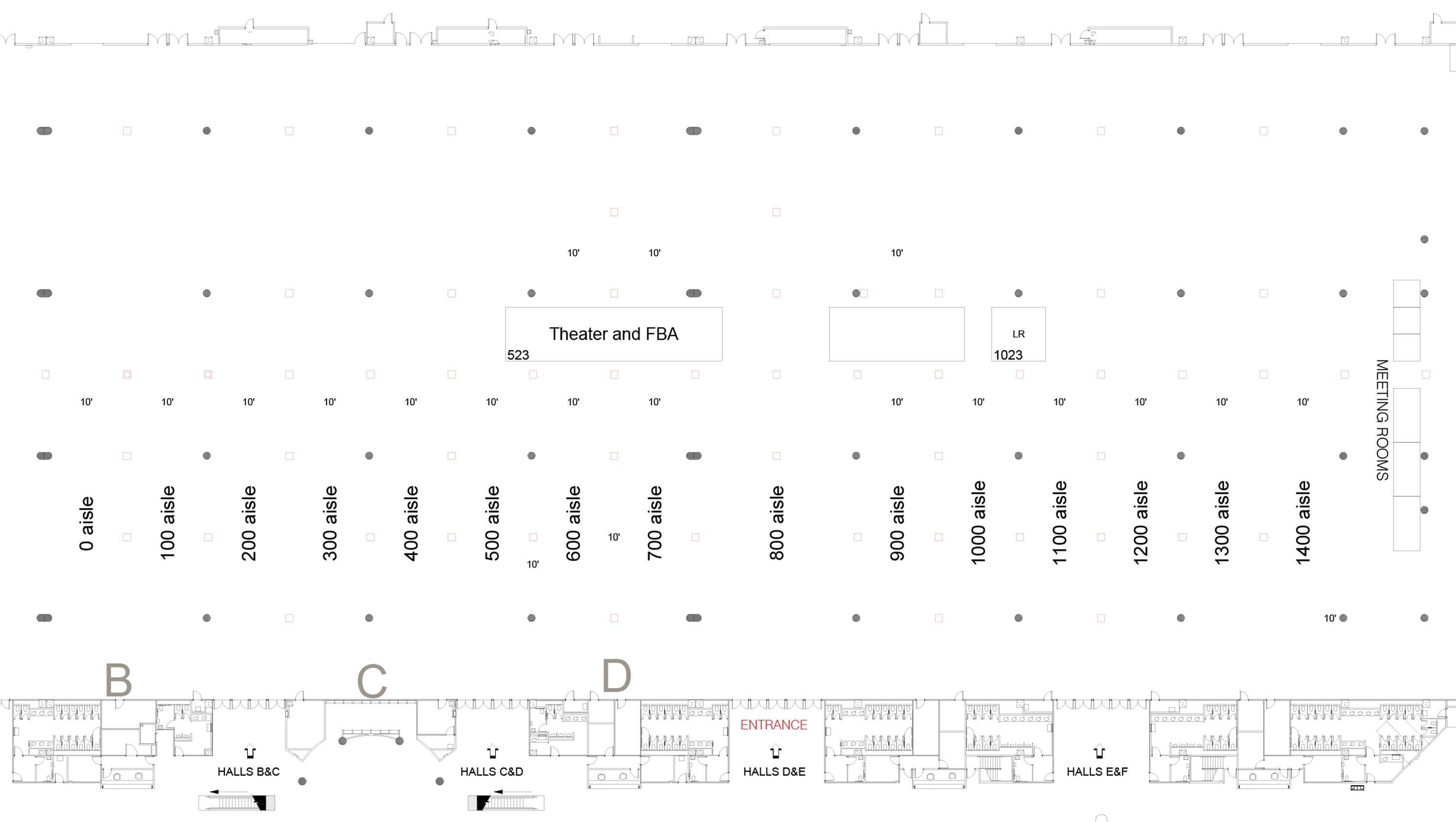 Fiber Connect 2023 Exhibitor Floor Plan