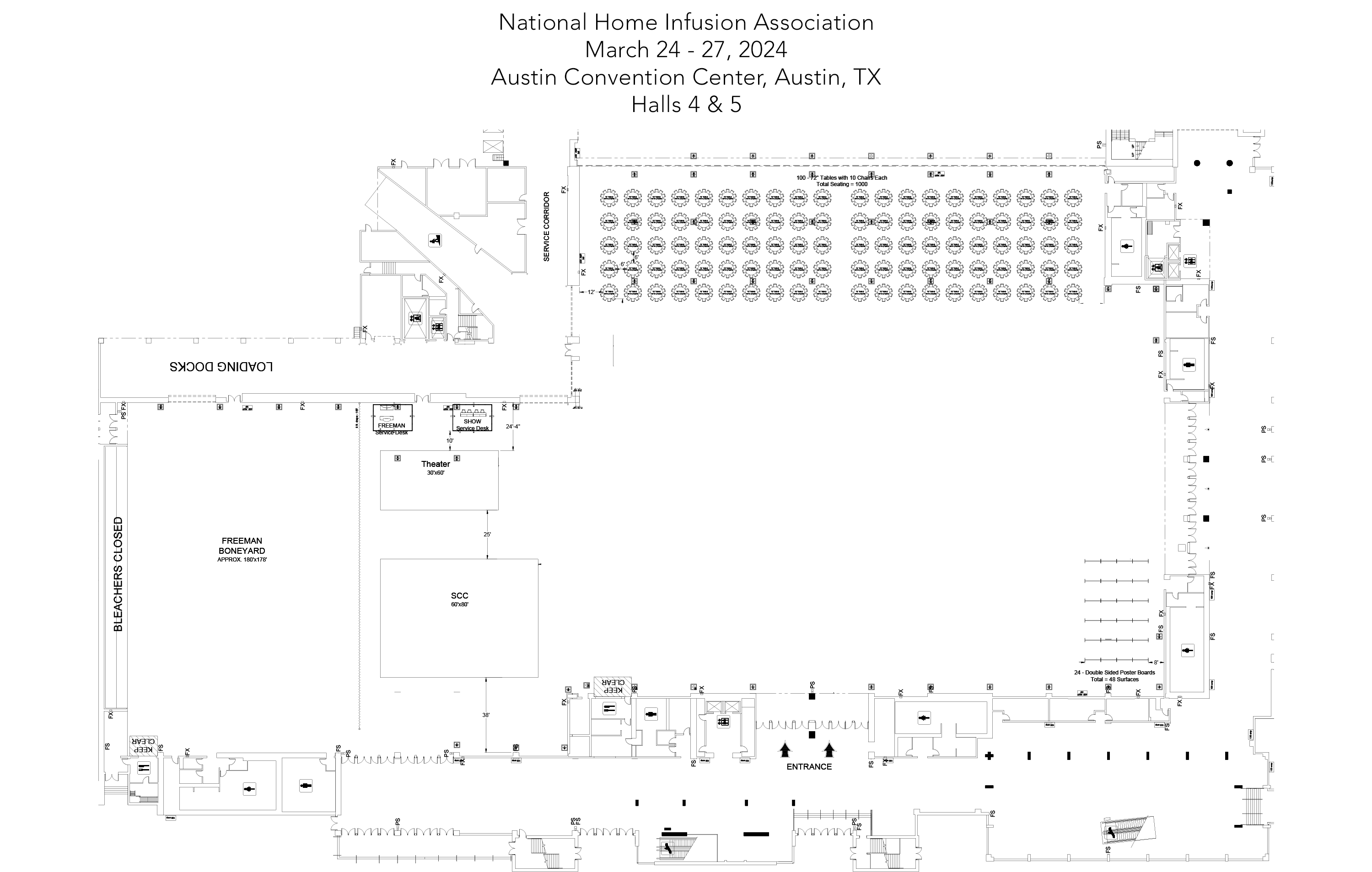 NHIA 2024 Annual Conference Exhibitor Floor Plan