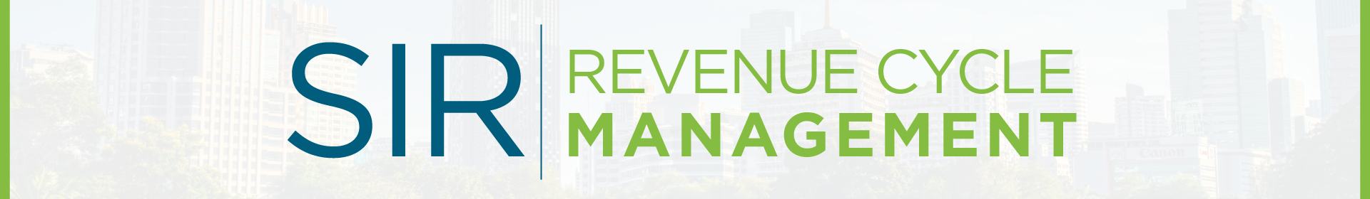 SIR Revenue Cycle Management Conference Event Banner